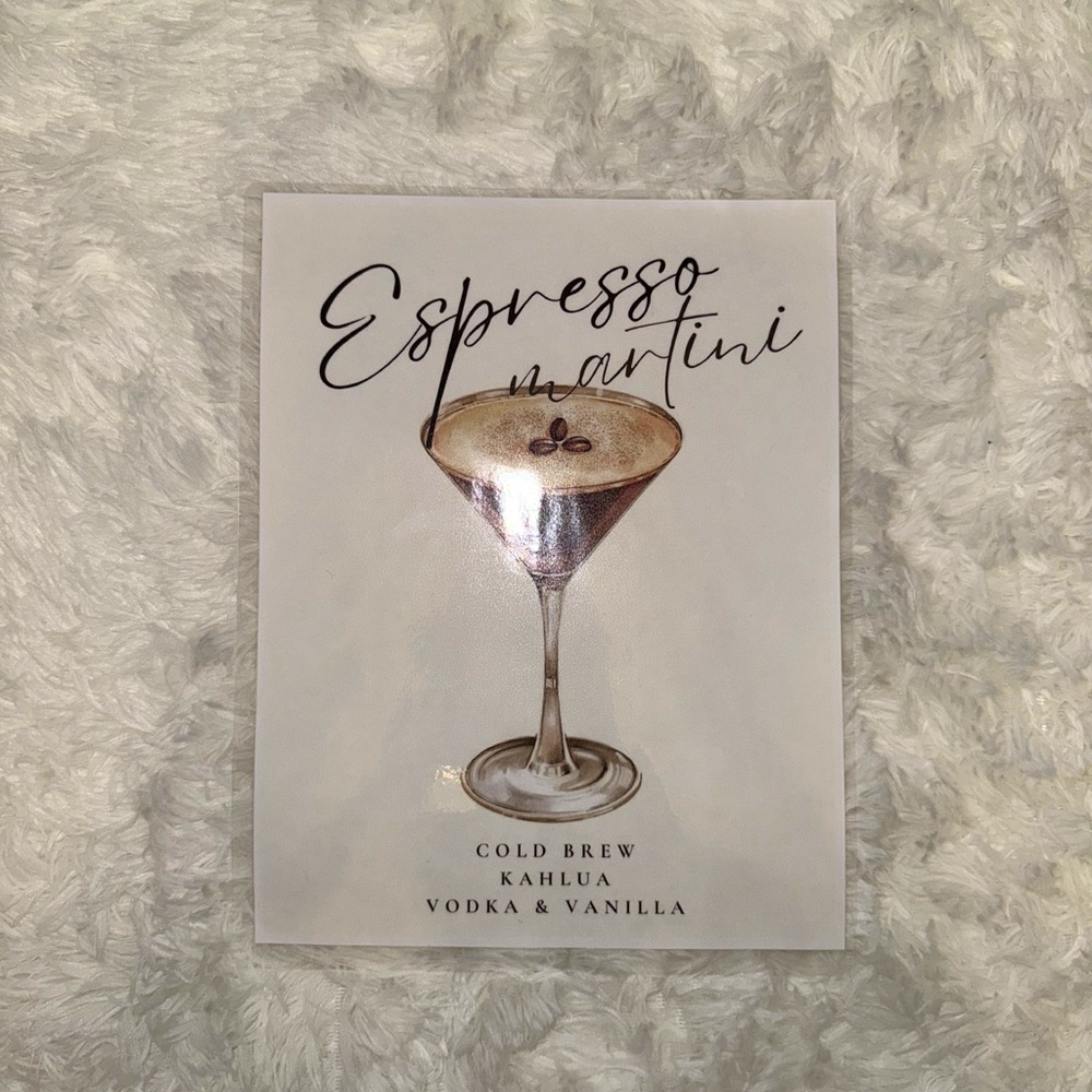 Espresso 🍸 Laminated Wall Print
